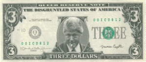 Clinton $3 Bill