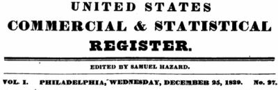 hazard's december 25 1839