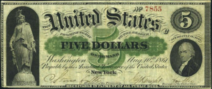 legal tender treasury note